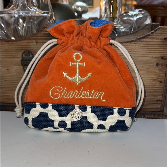 Spartina 449 Charleston Velvet Keepsake Bag - Picture 1 of 5